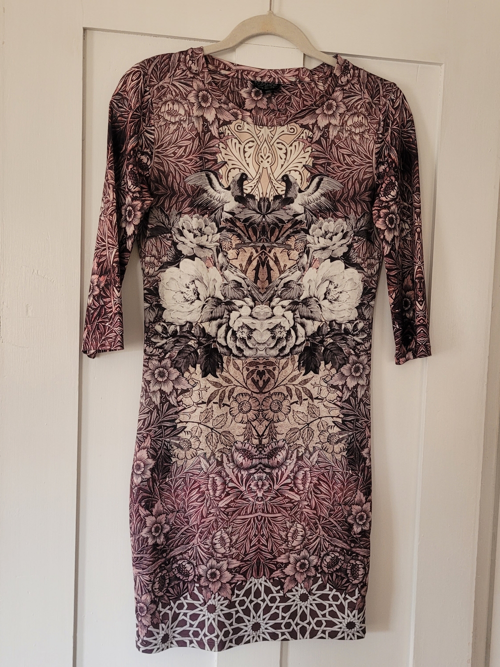 Topshop Pink Mini Dress
